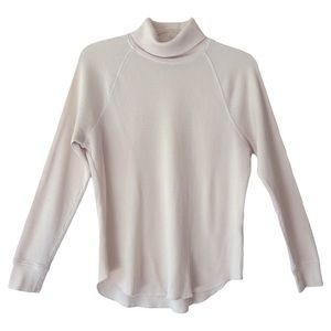 Everlane | Ivory The Organic Cotton Turtleneck Waffle Tee, Small